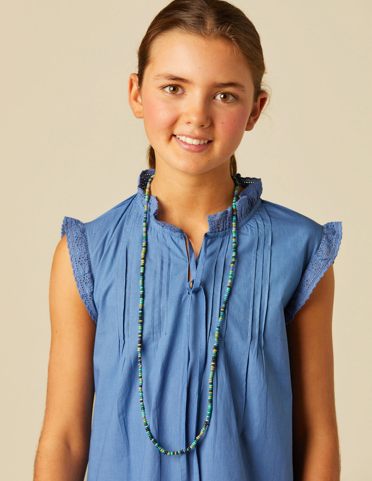 BLUE BOW DRESS