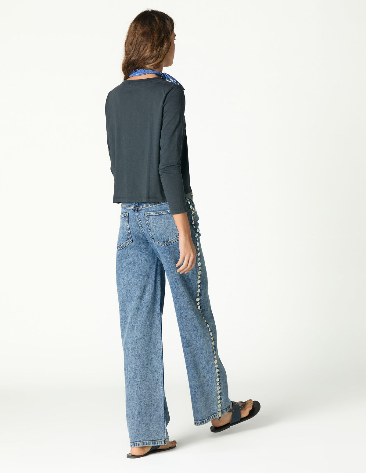 LONG-SLEEVE NN ANTHRACITE T-SHIRT