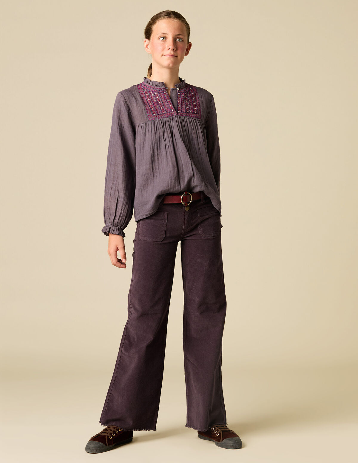 CALÇAS BOLSO BOMBAZINA MOOR