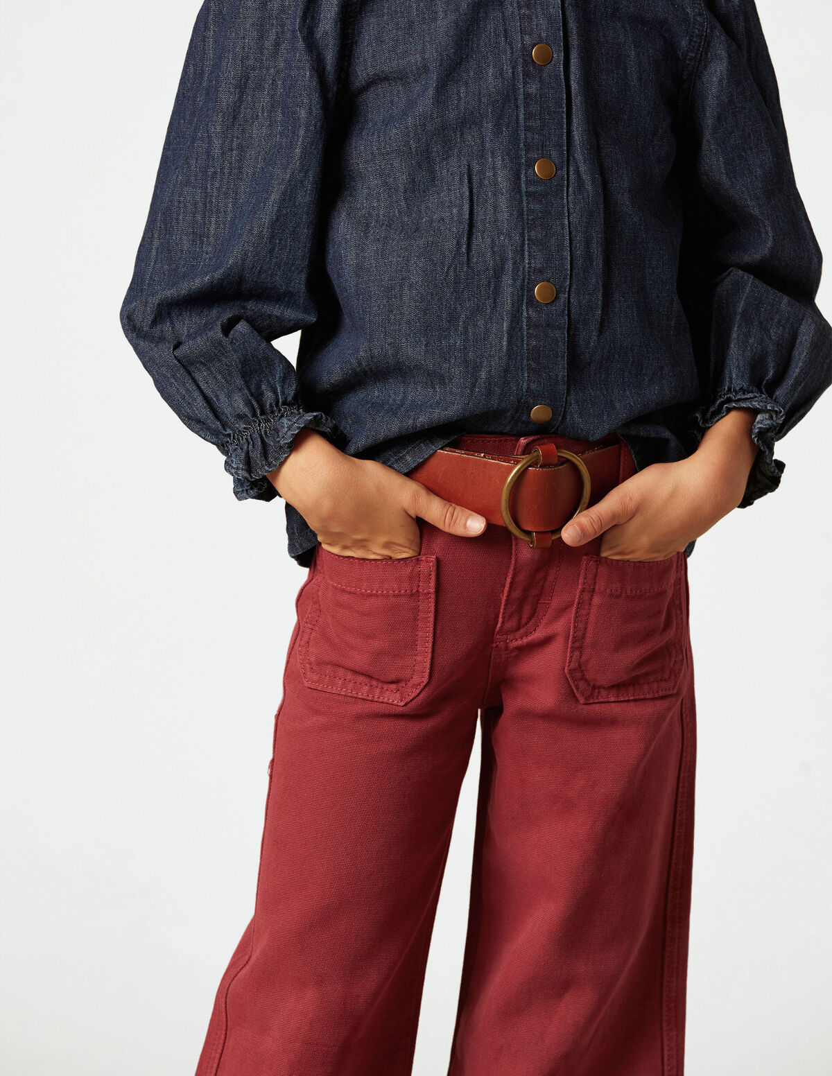 CAL&Ccedil;AS BOLSO INDIAN RED