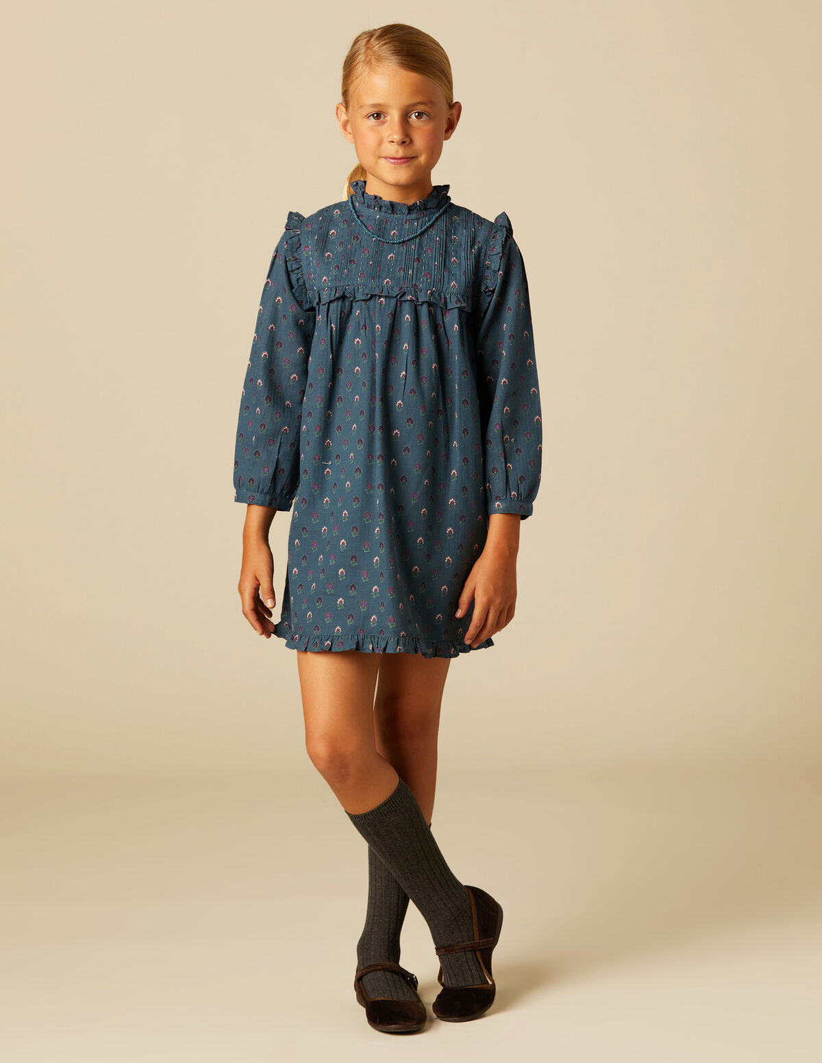 ROBE BLOSSOM BLEU NUIT