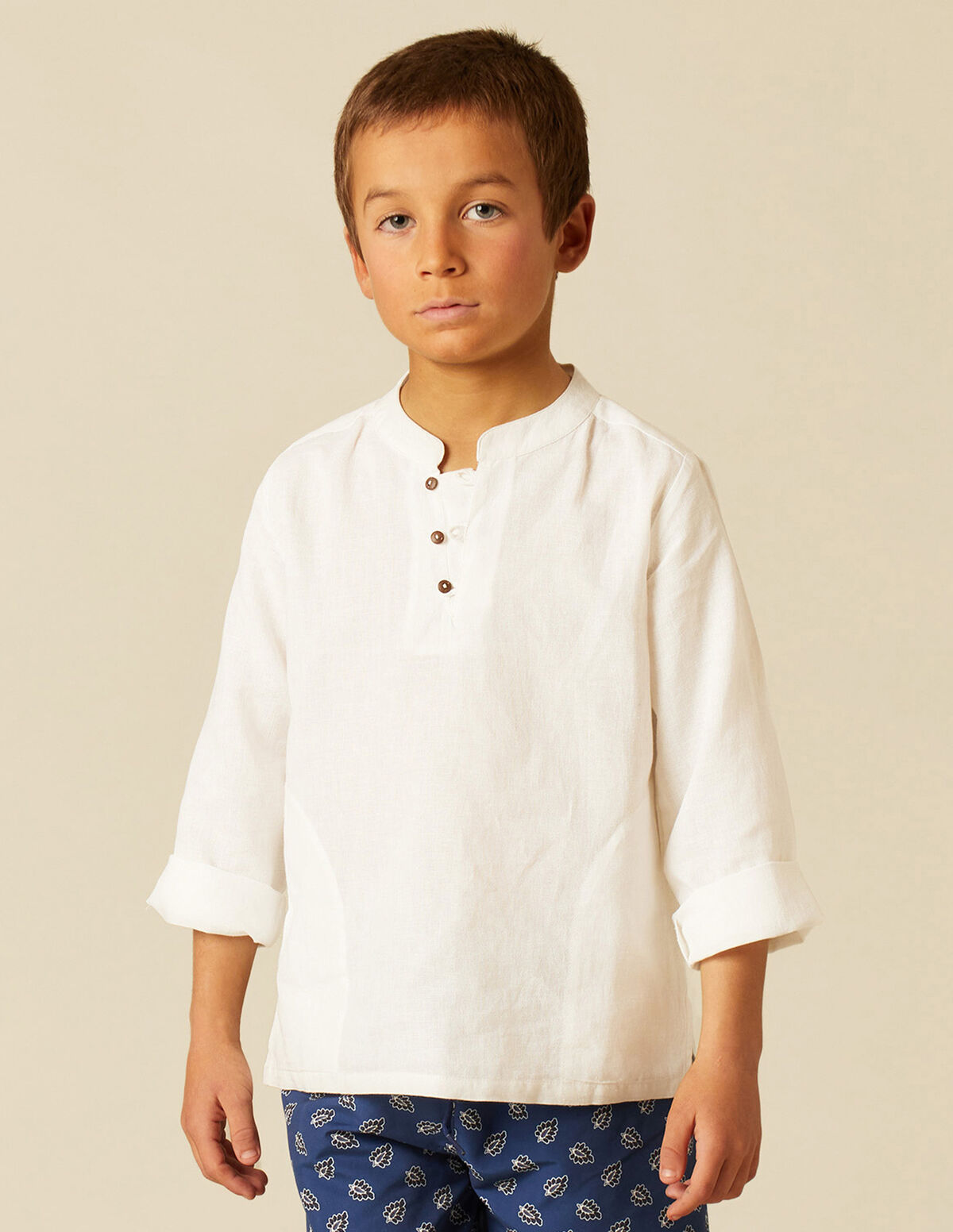 WHITE KURTA SHIRT