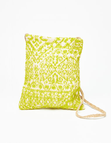 Green printed crossbody bag - Bags - Nícoli