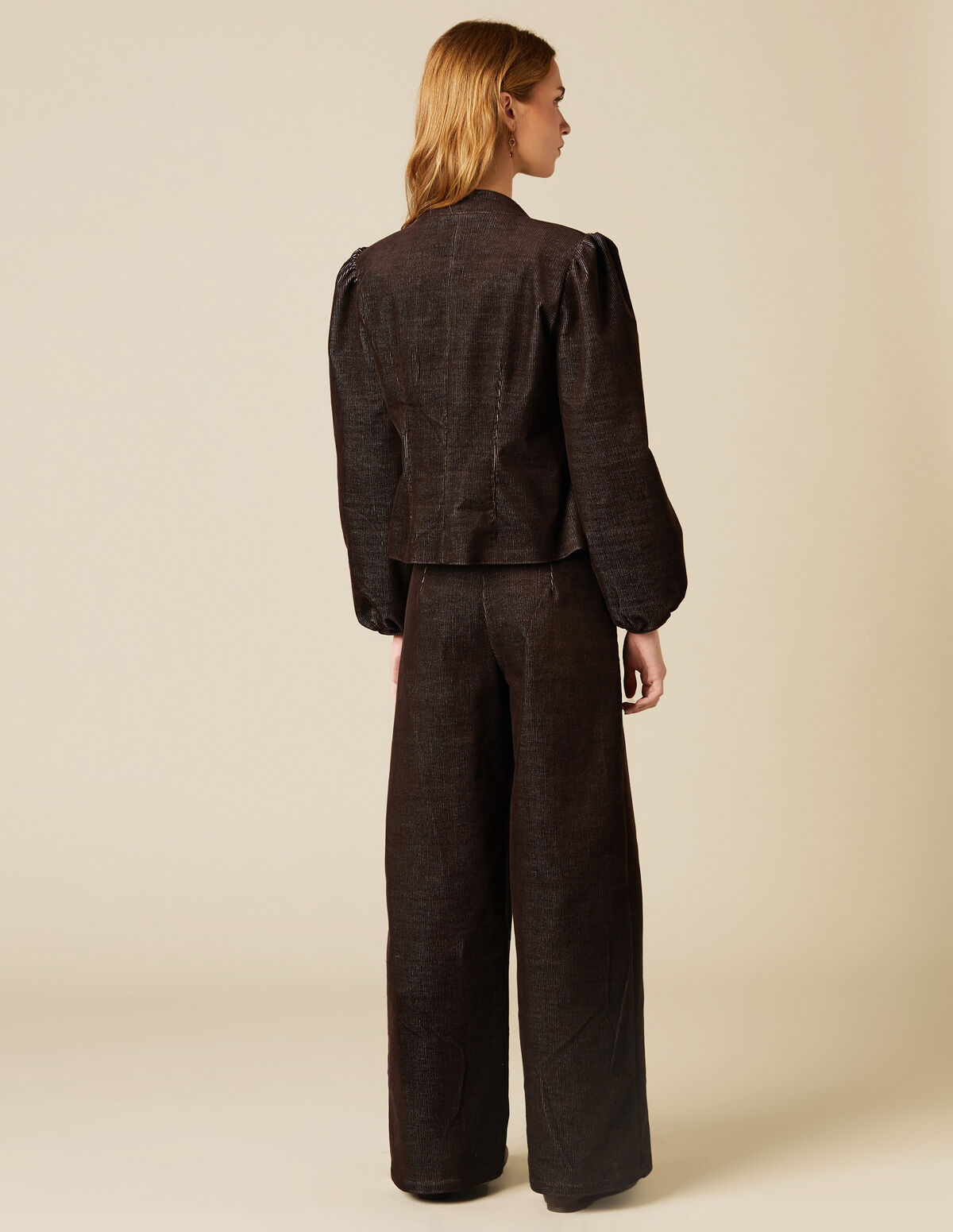 BROWN CORDUROY BLAZER