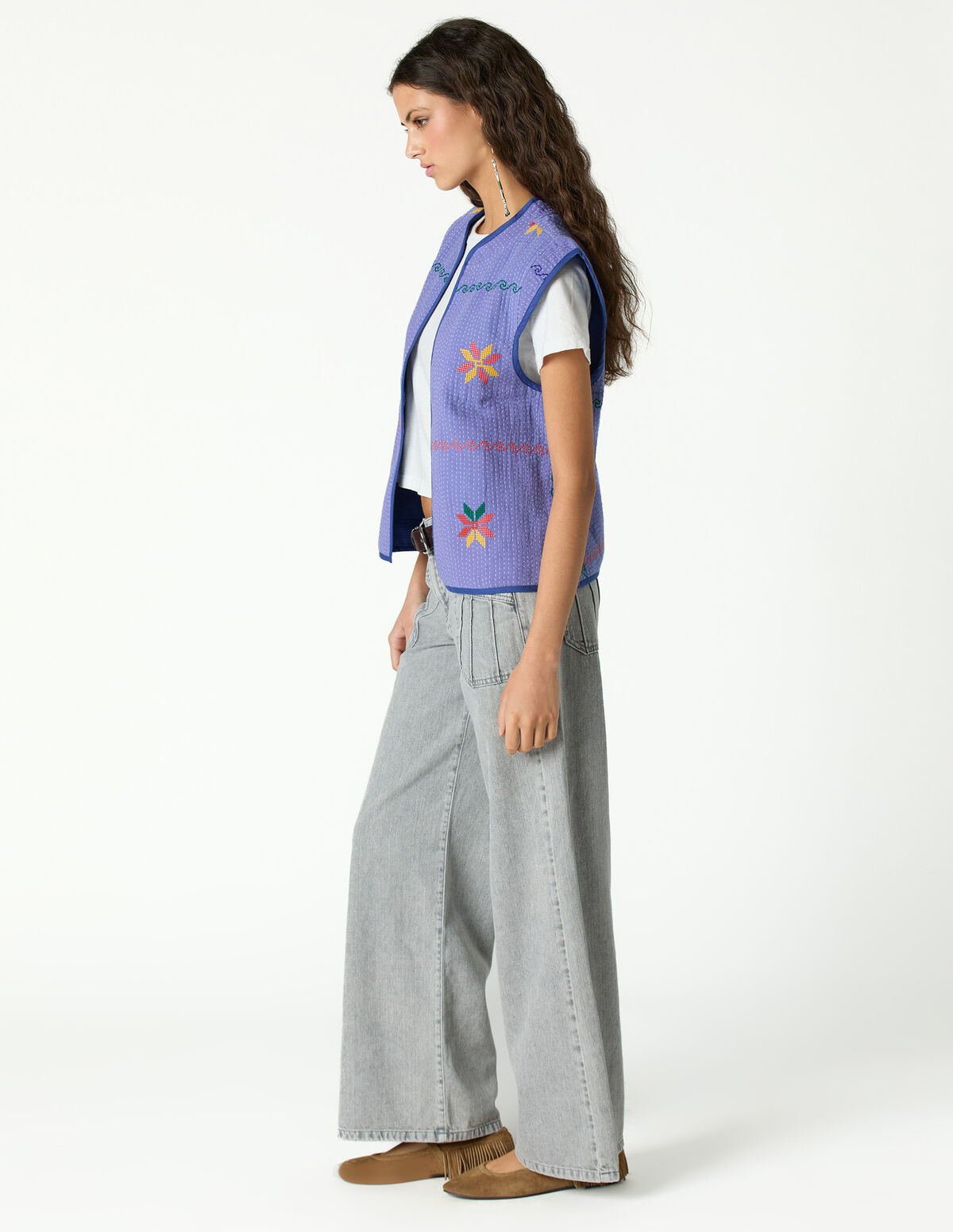 LIGHT GREY POCKET TROUSERS