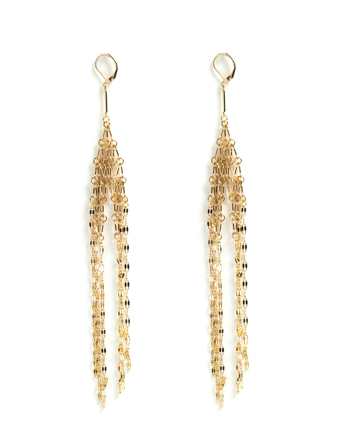 LONG GOLD CHAIN EARRING