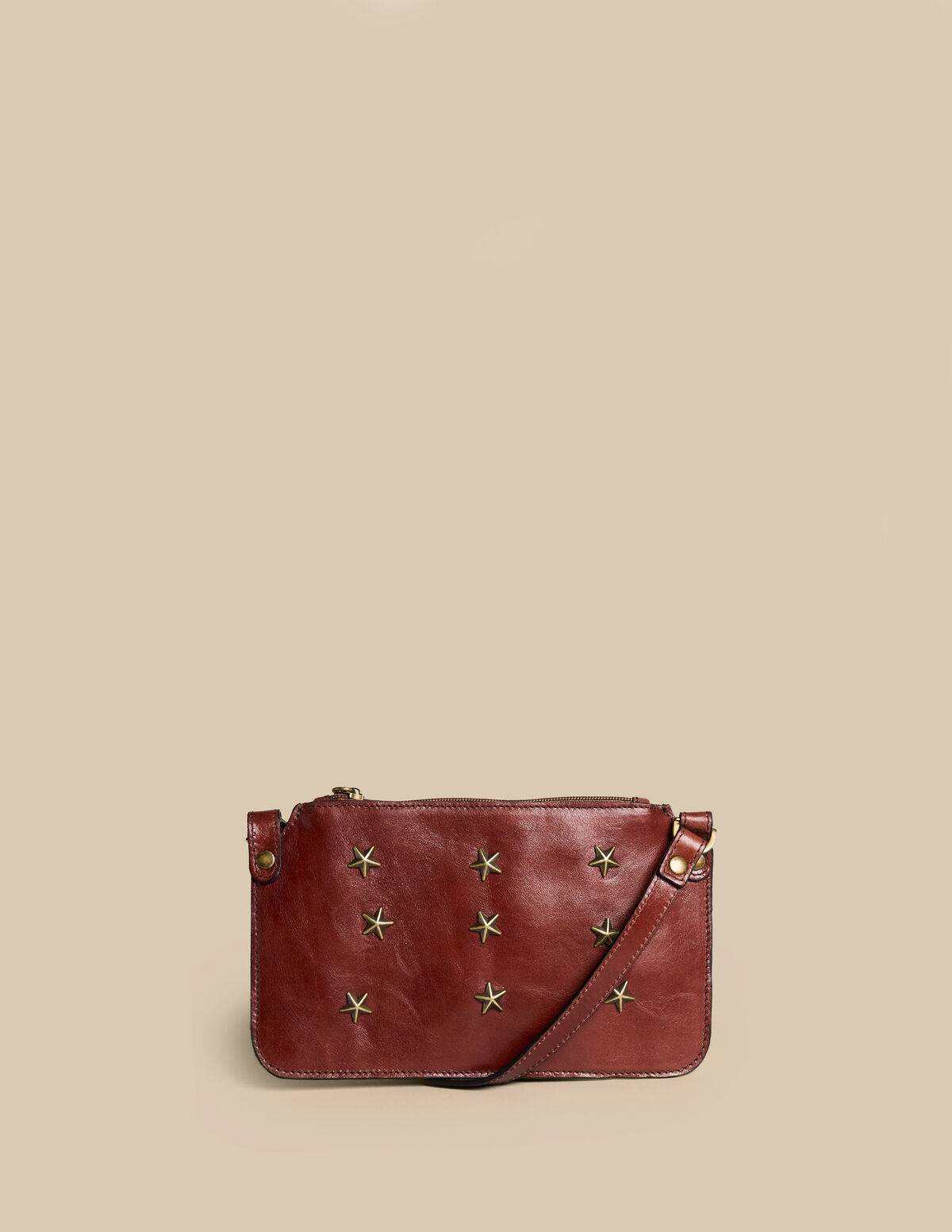 BOLSO ESTRELLAS MARRON