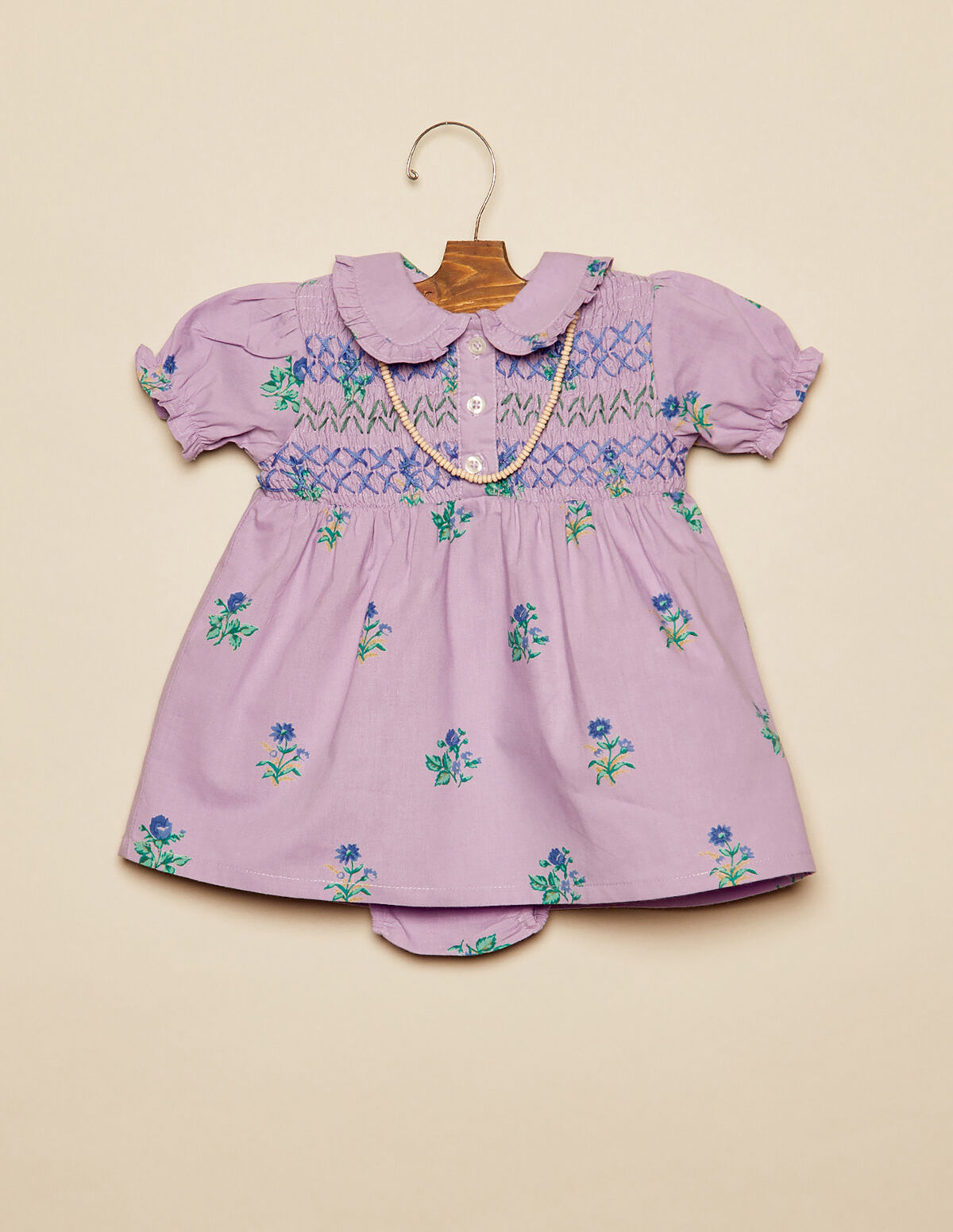 VESTIDO CRUDO FLOR