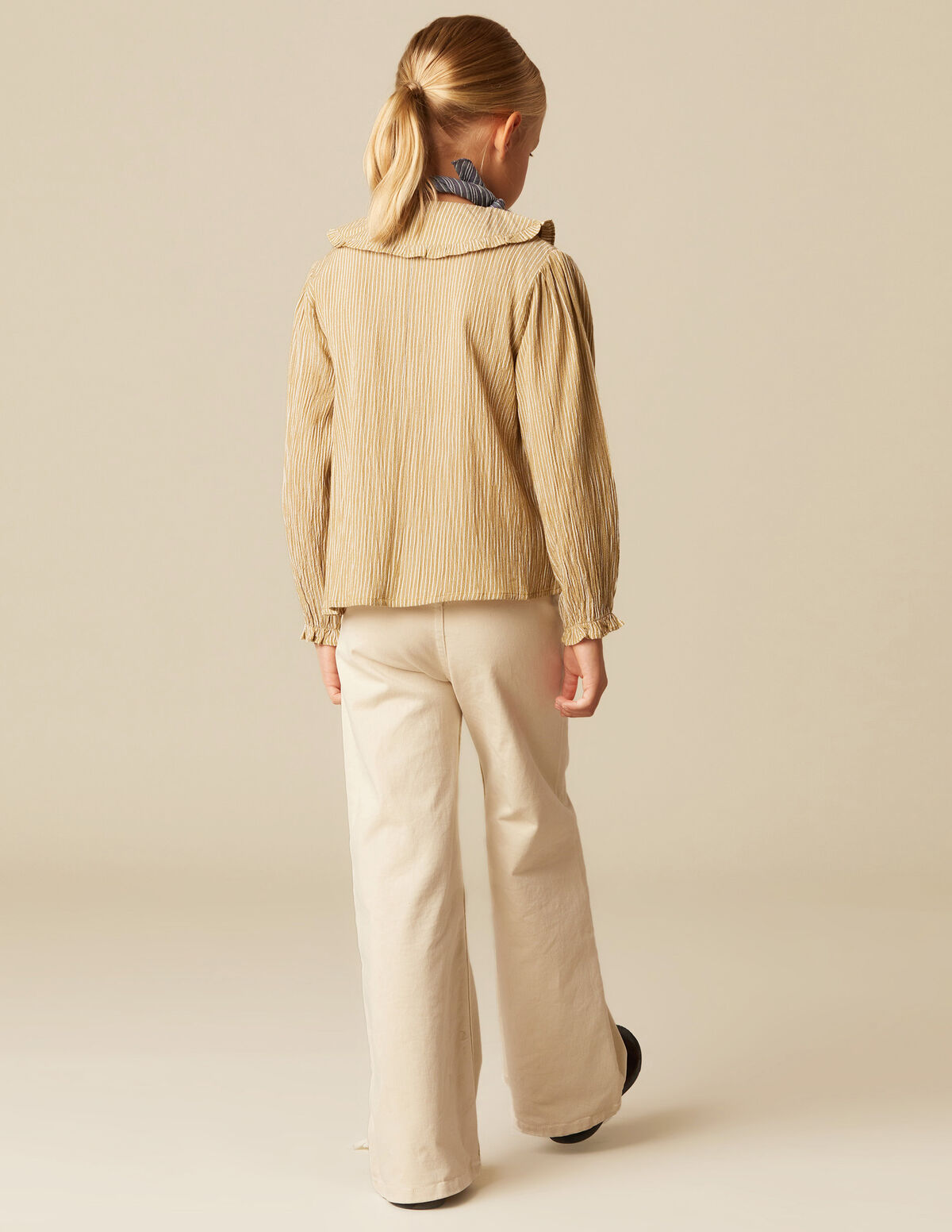 CAMISA RAYA MOSTAZA NIDOS