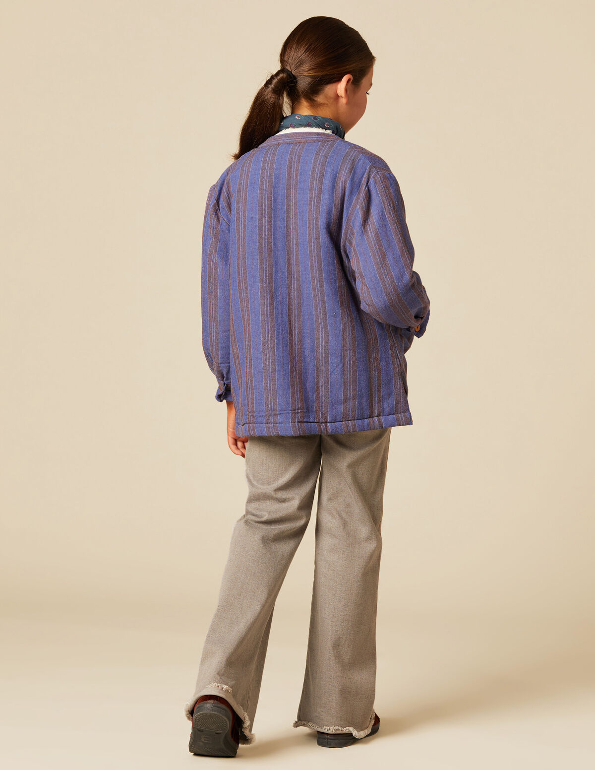 BERRY STRIPED JACKET