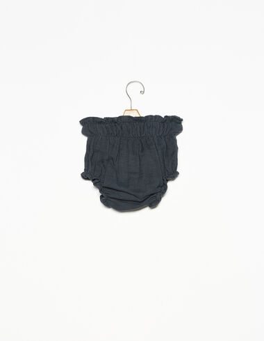 Anthracite elasticated bloomers - View all > - Nícoli
