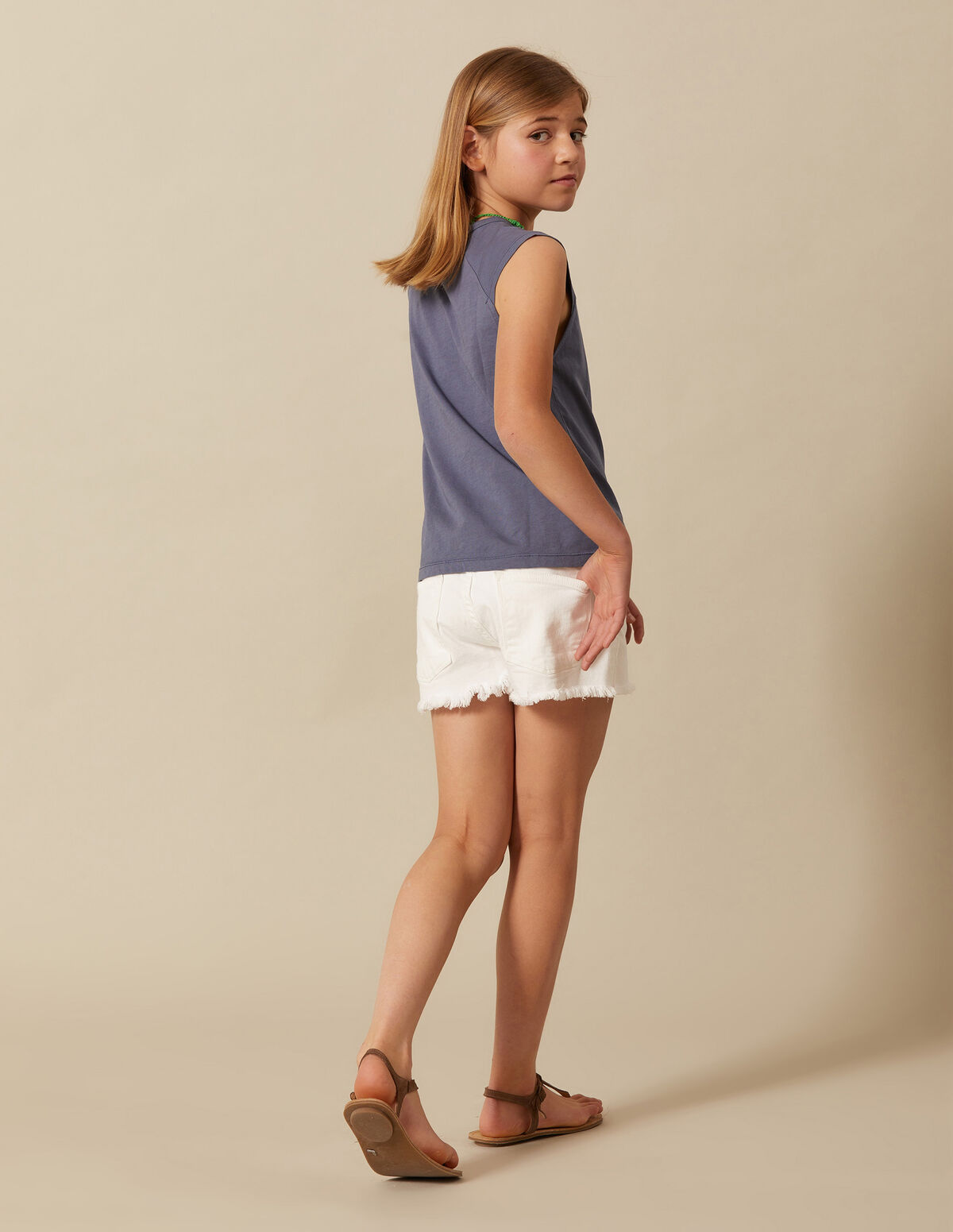 CAMISETA CORTES BLANCA