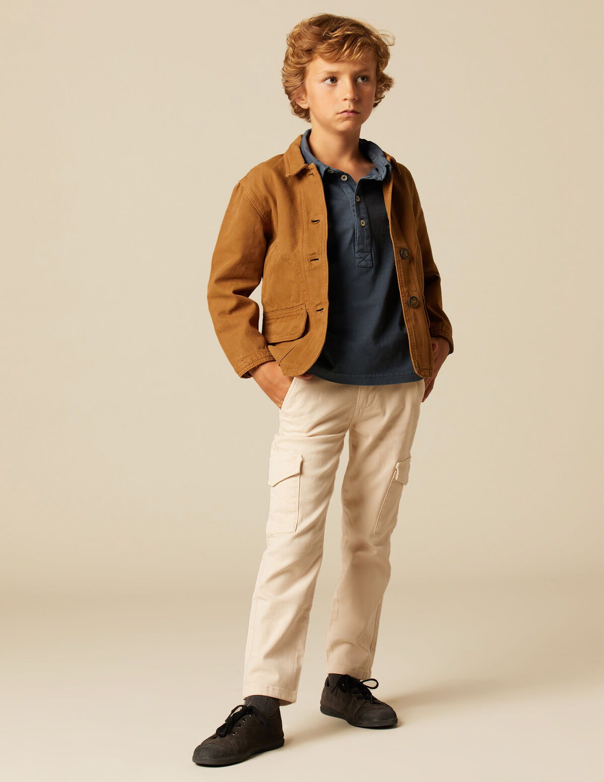 CHAQUETA KAKI