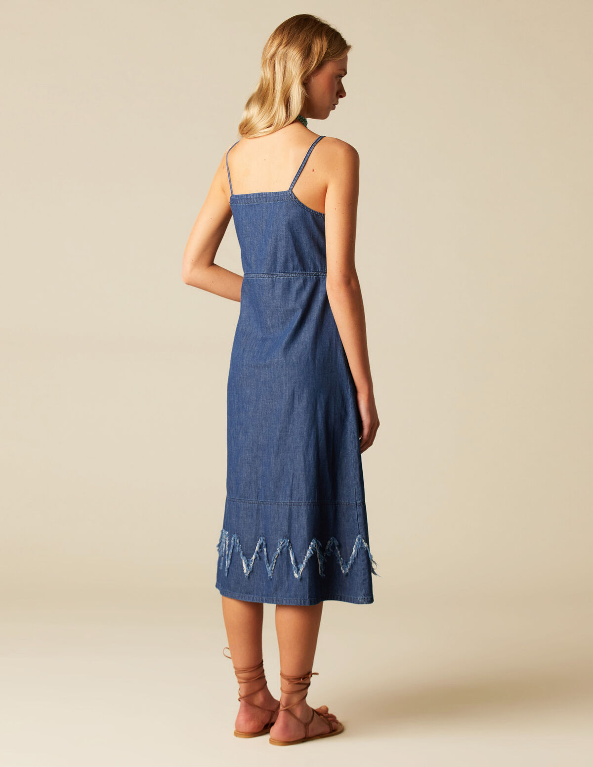 VESTIDO LAZO VAQUERO