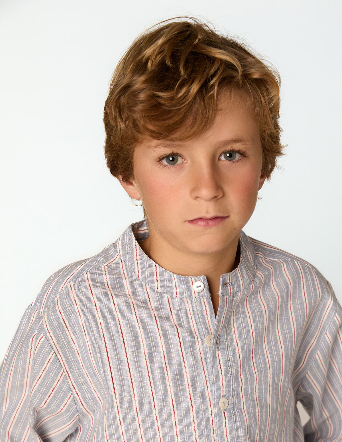 BLUE/RED STRIPED SHIRT