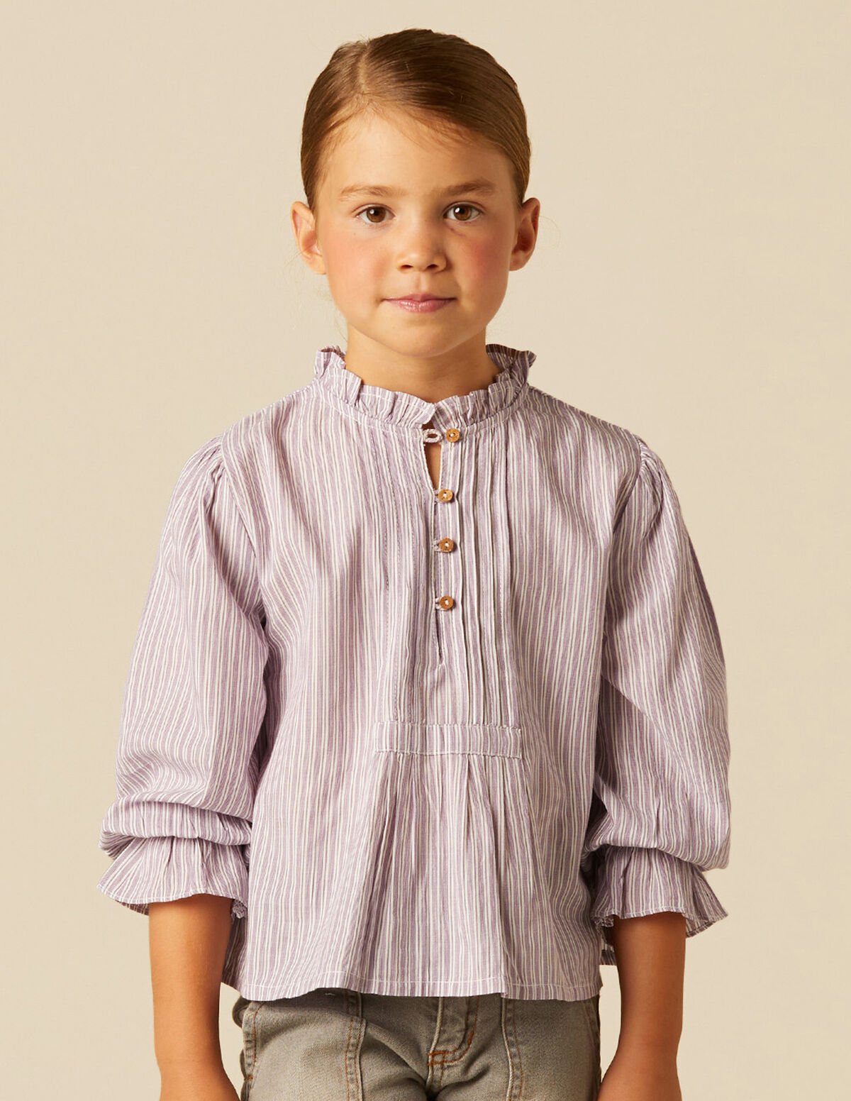 BLUE STRIPED SHIRT