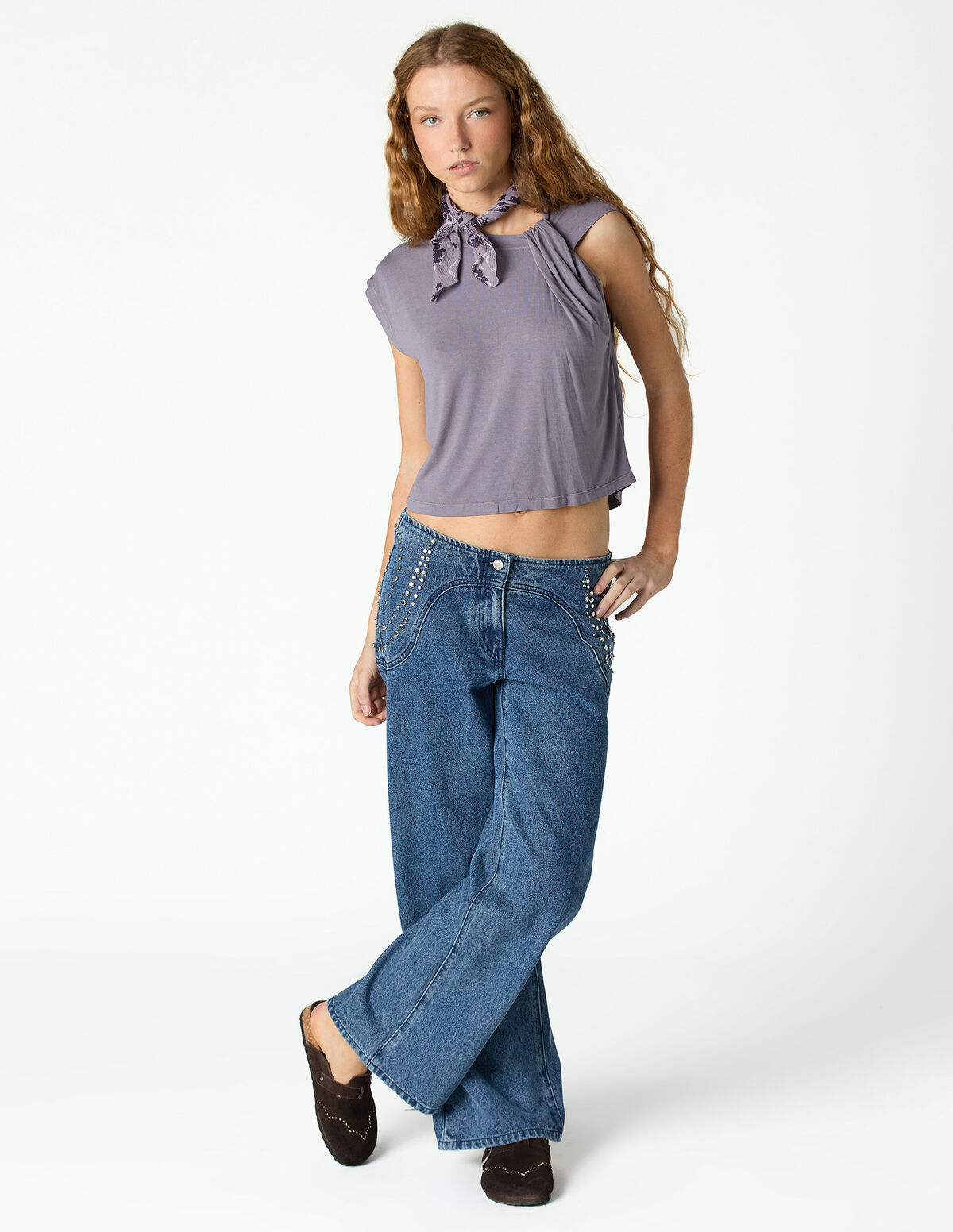 JEANS PAISLEY ANTRACITE 