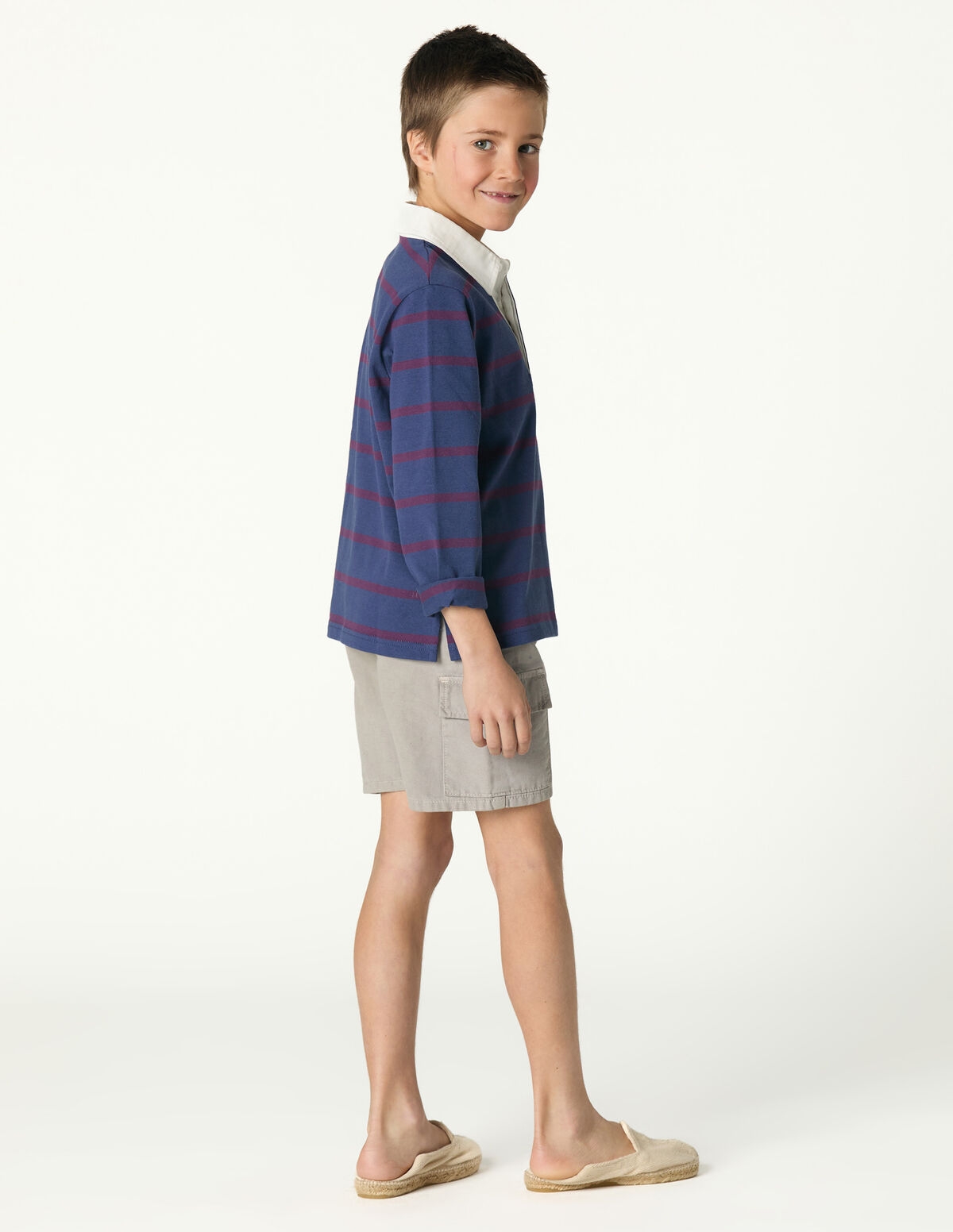 SWEATSHIRT POLO RISCAS AZUL