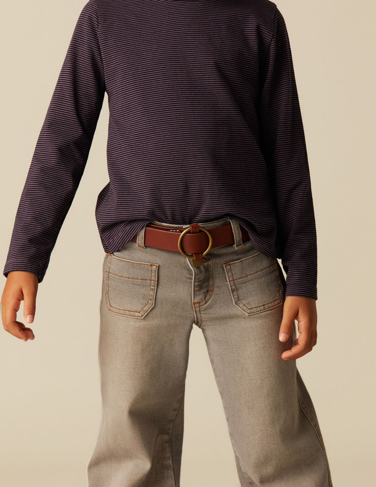 GOLA VOLTADA RISCA AZUL