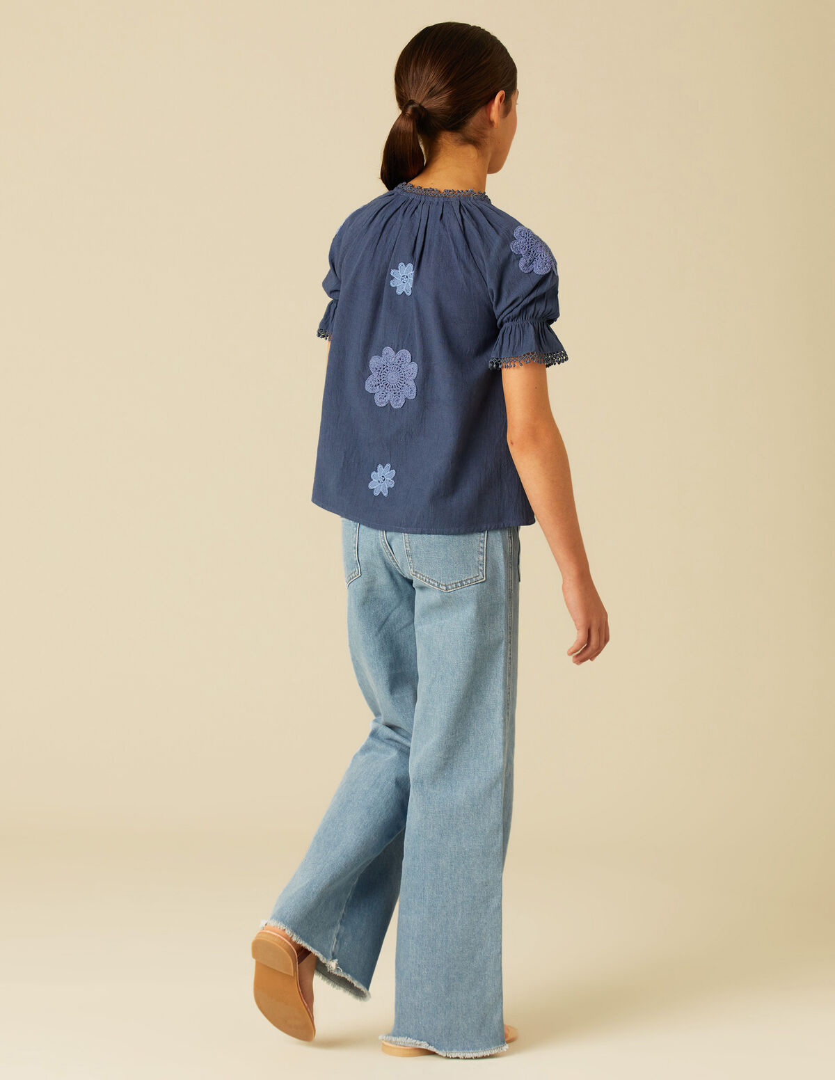 PANTALÓN BOLSILLOS VAQUERO AZUL