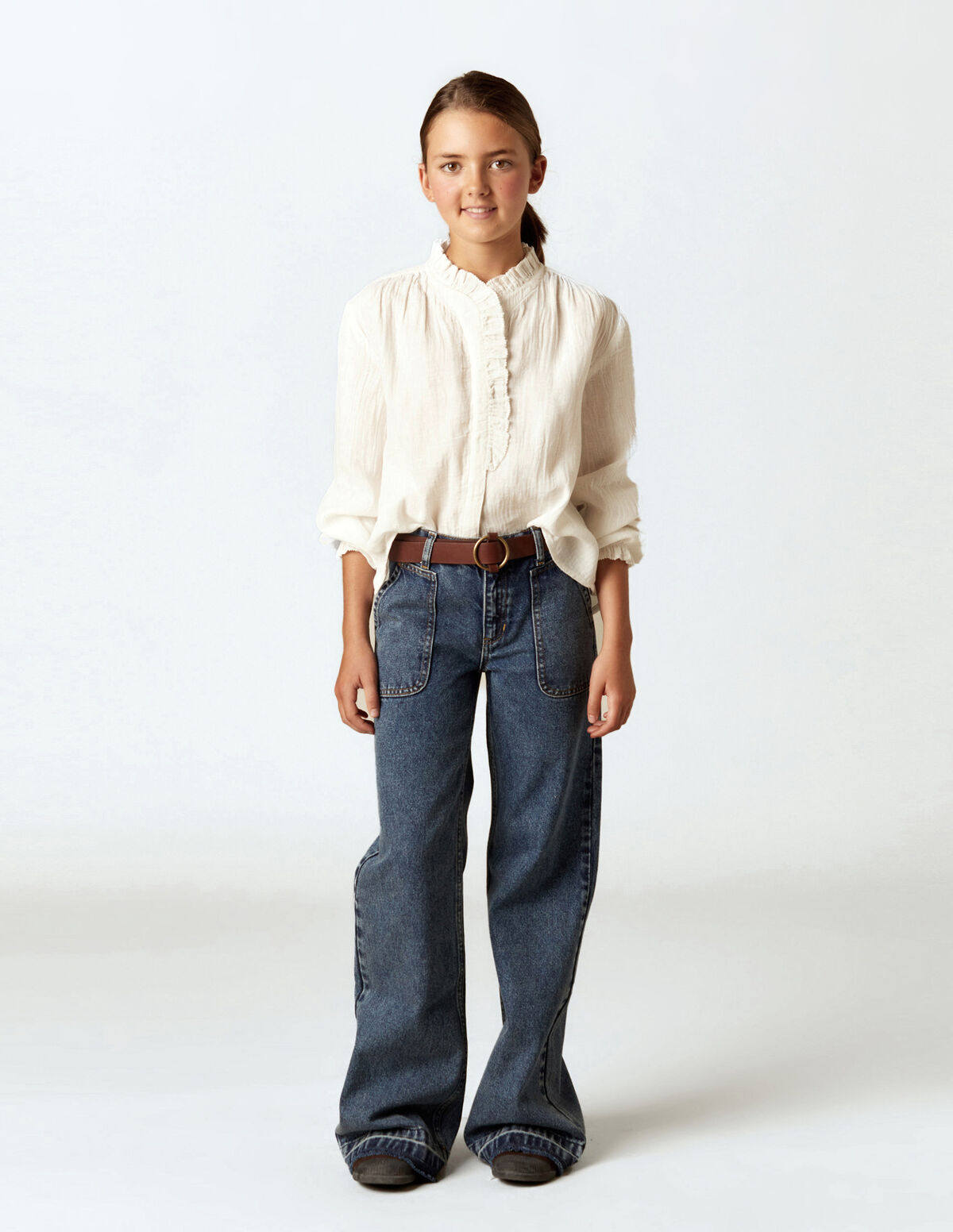 CAL&Ccedil;AS WIDE LEG DENIM