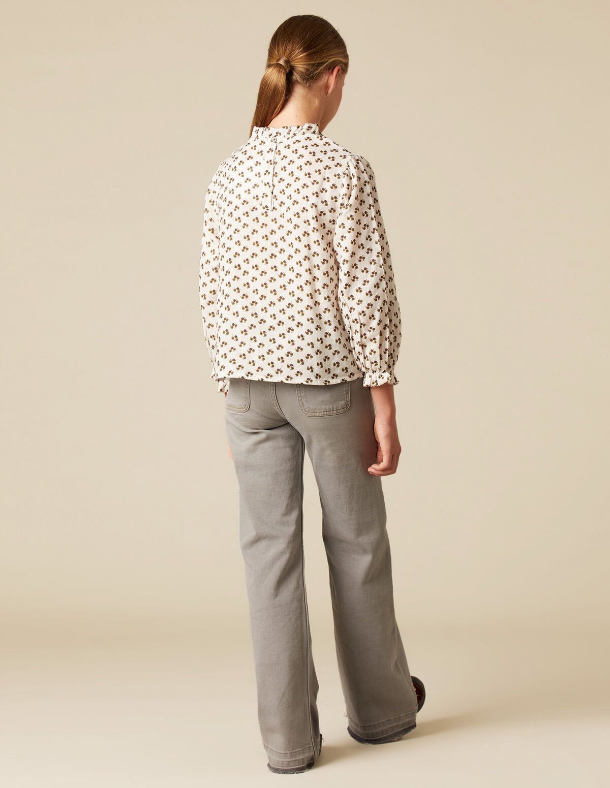 ECRU PRINT SHIRT