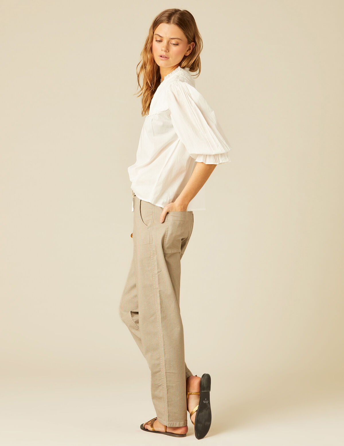 PANTALÓN WALNUT RAYA GRIS