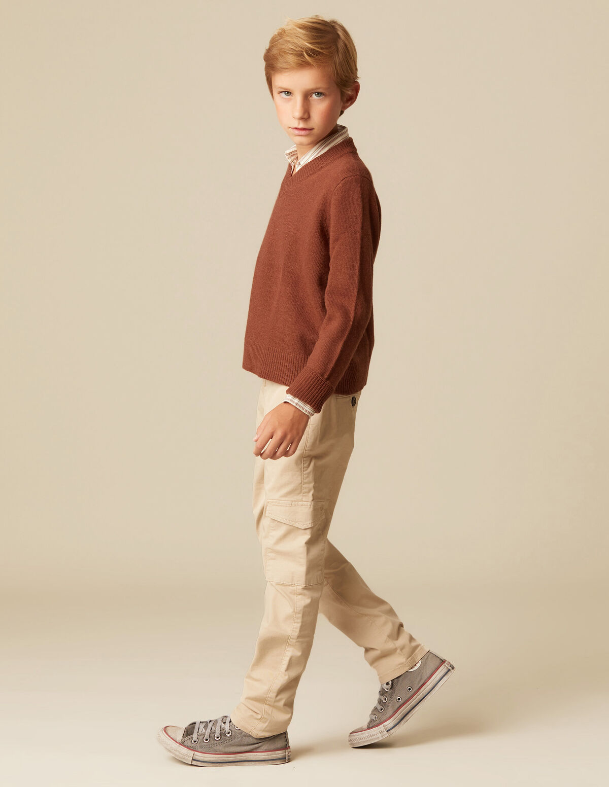 JERSEY CUELLO PICO GRIS