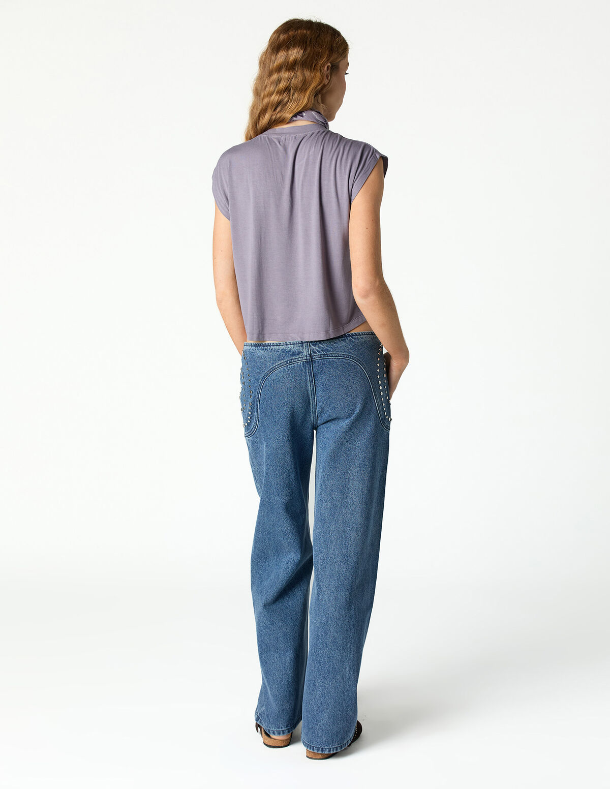 PANTALON PAISLEY DENIM ANTRACITA 