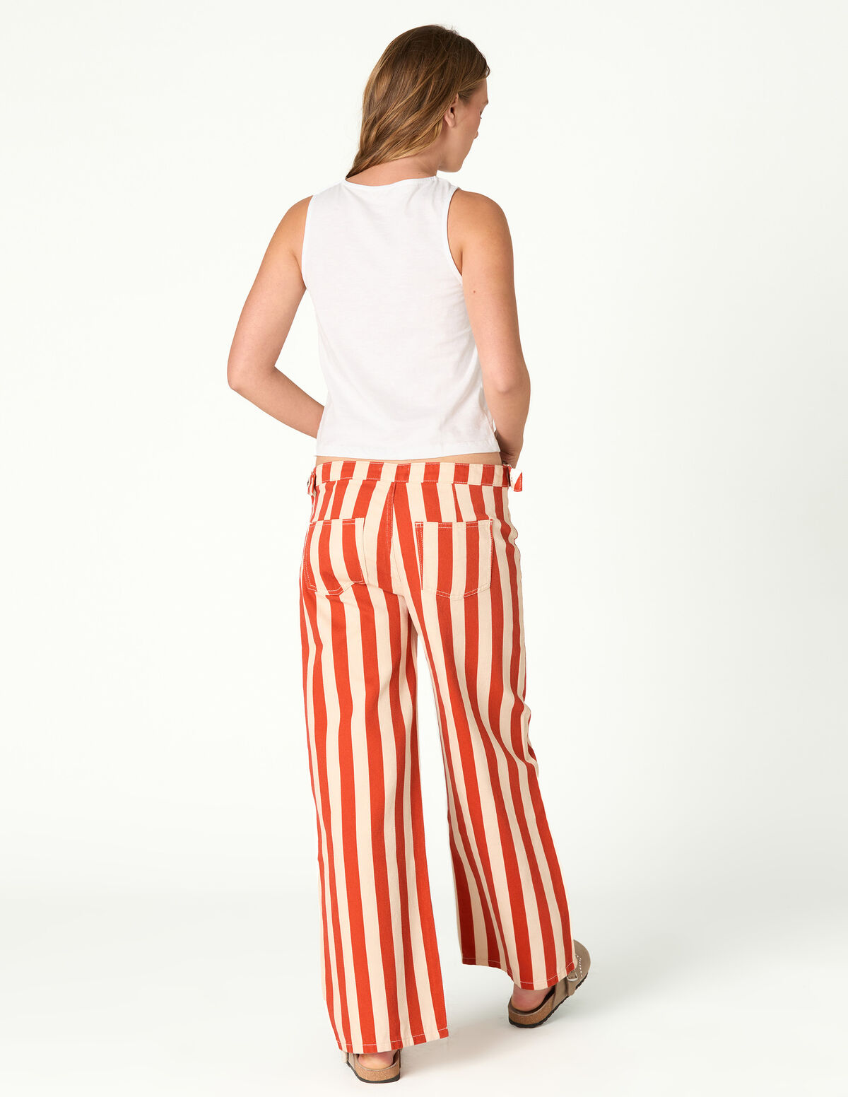 BLUE STRIPED TROUSERS