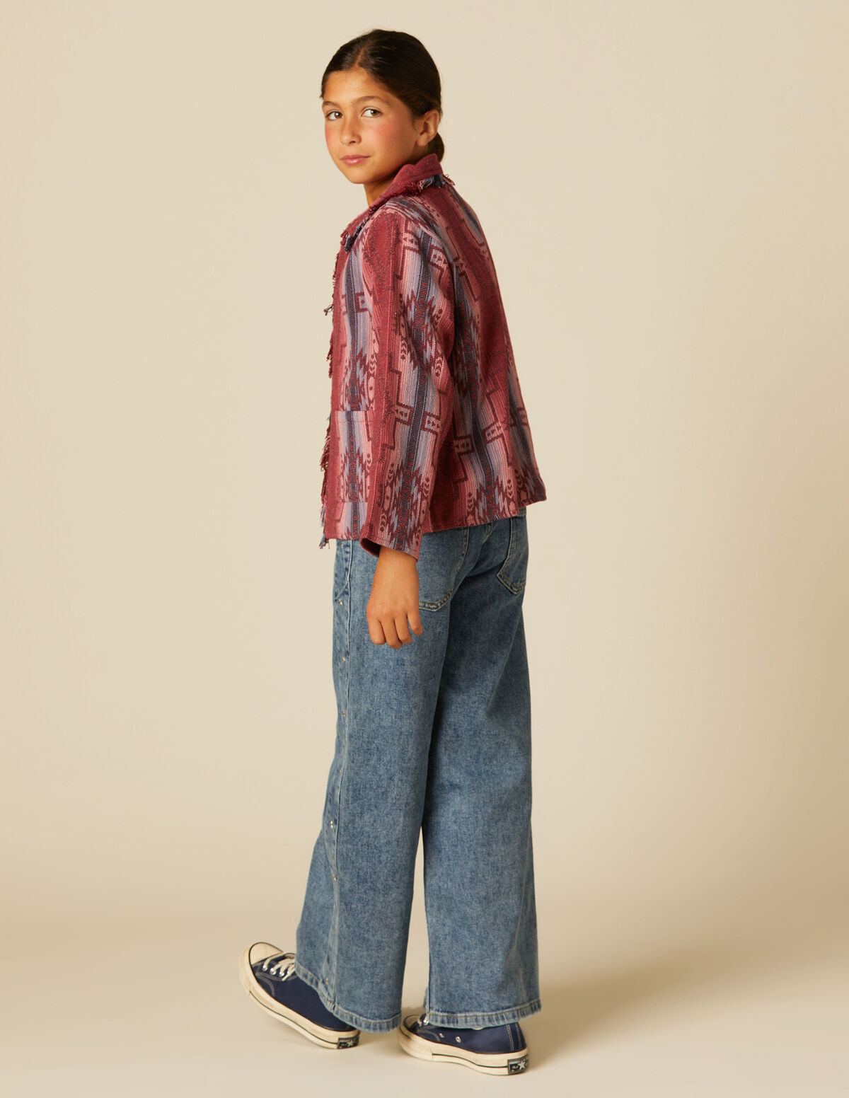PANTALÓN ESTRELLAS LATERAL VAQUERO AZUL