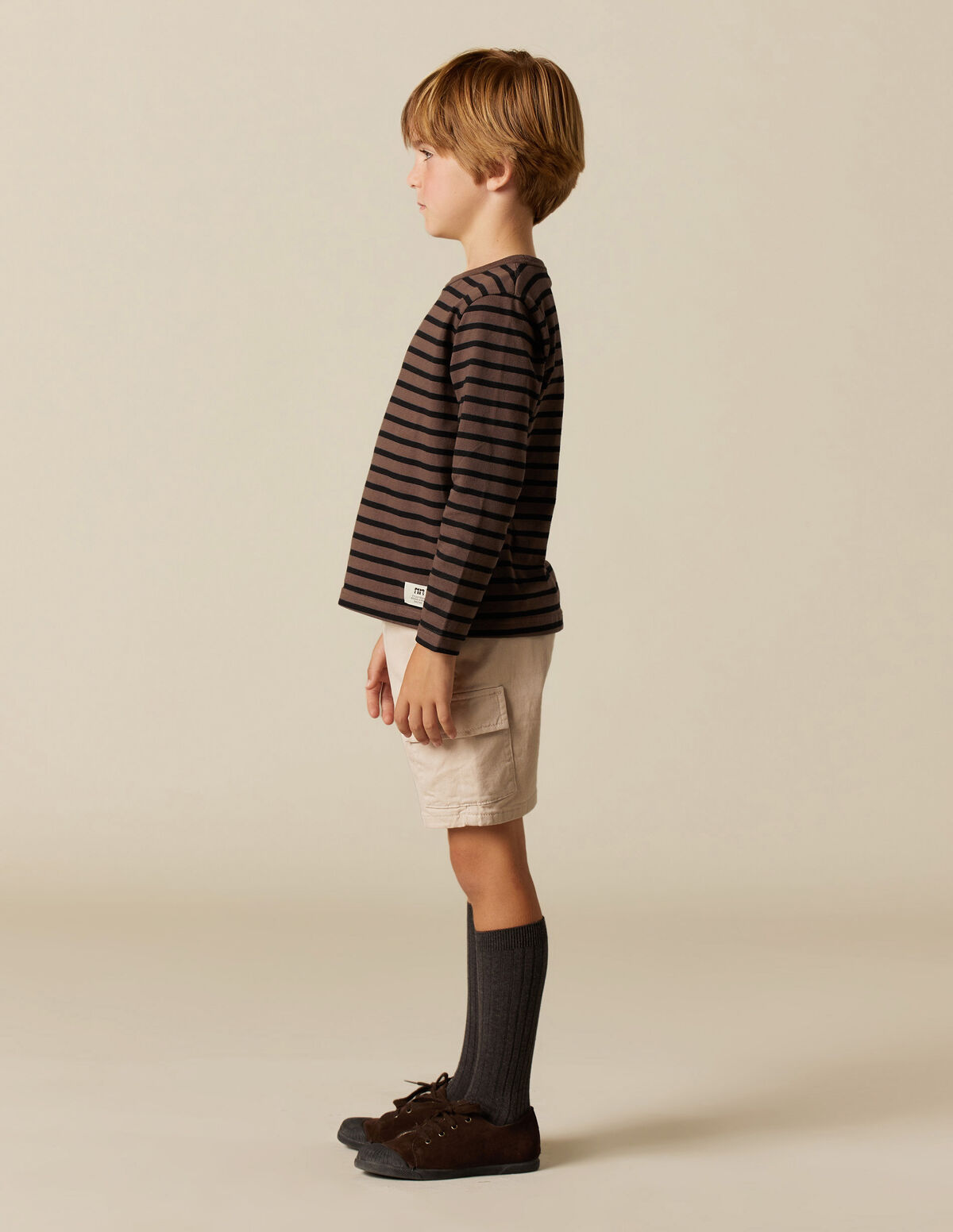 BLUE STRIPED T-SHIRT