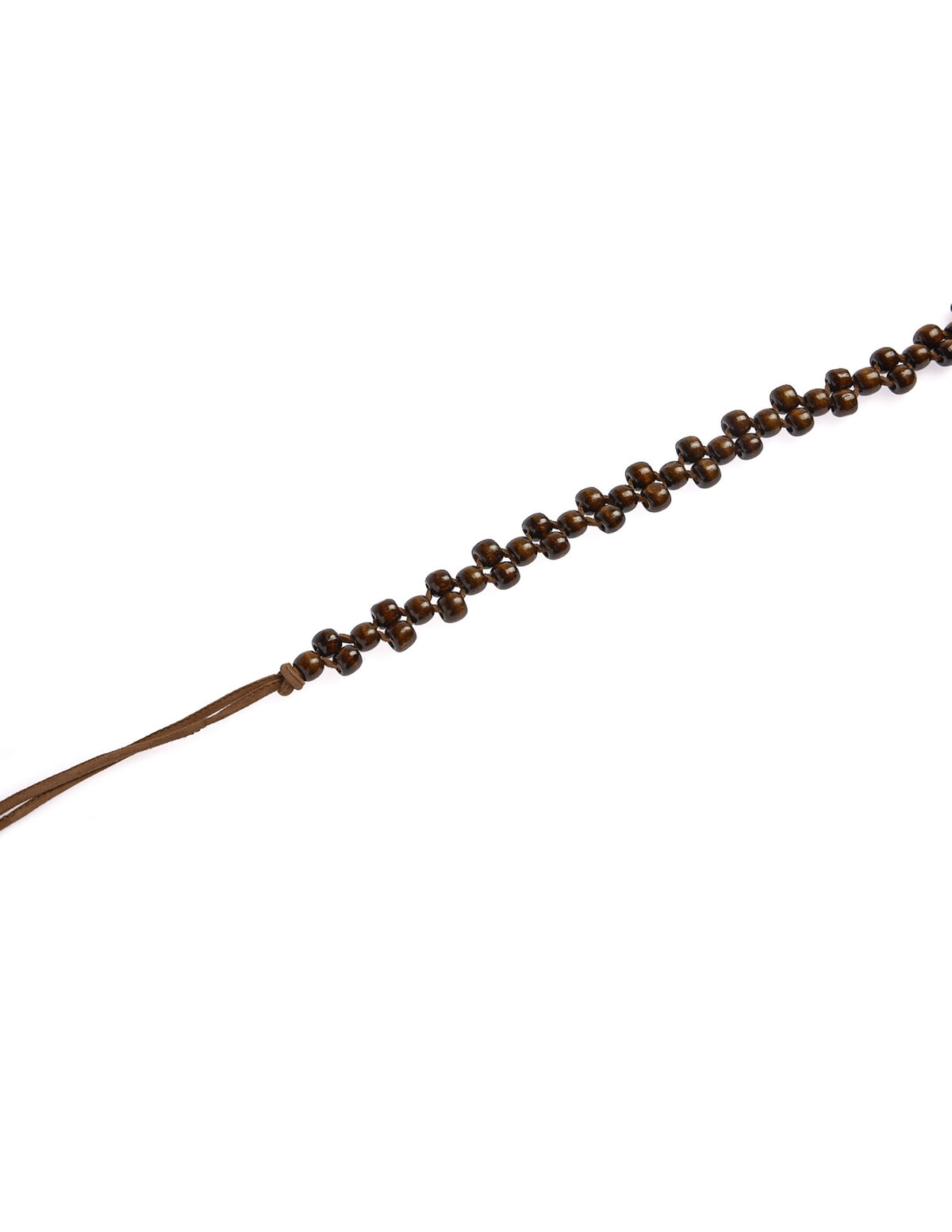 BROWN BEADS BELT