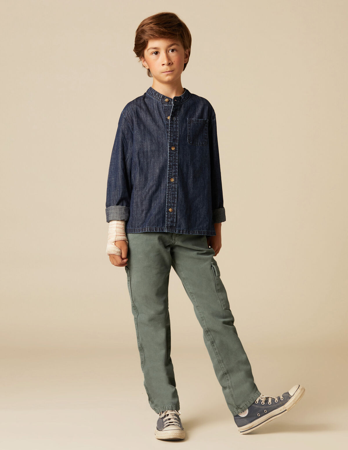 HUNTING GREEN CARGO TROUSERS