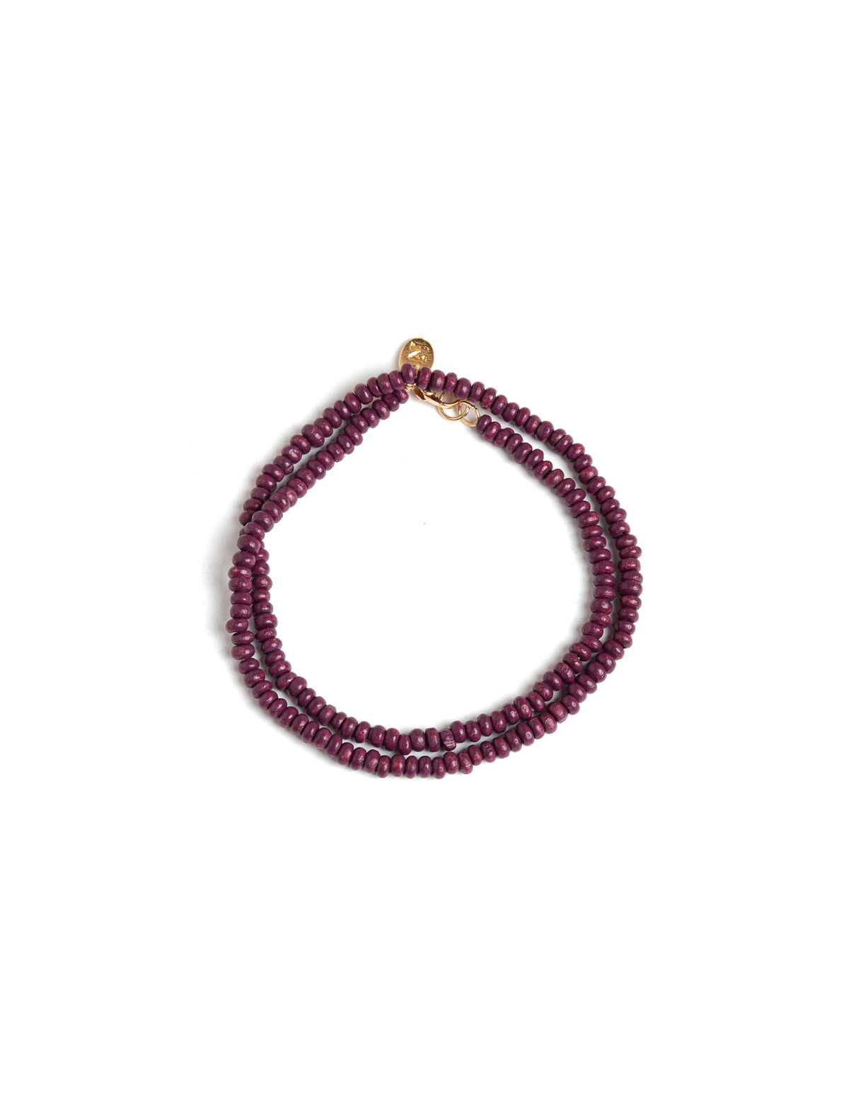 RED BEADED SHORT NECKLACE