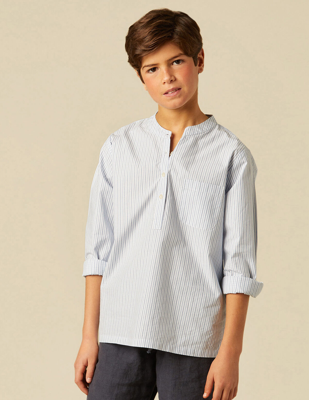 CAMISA RAYAS AZUL