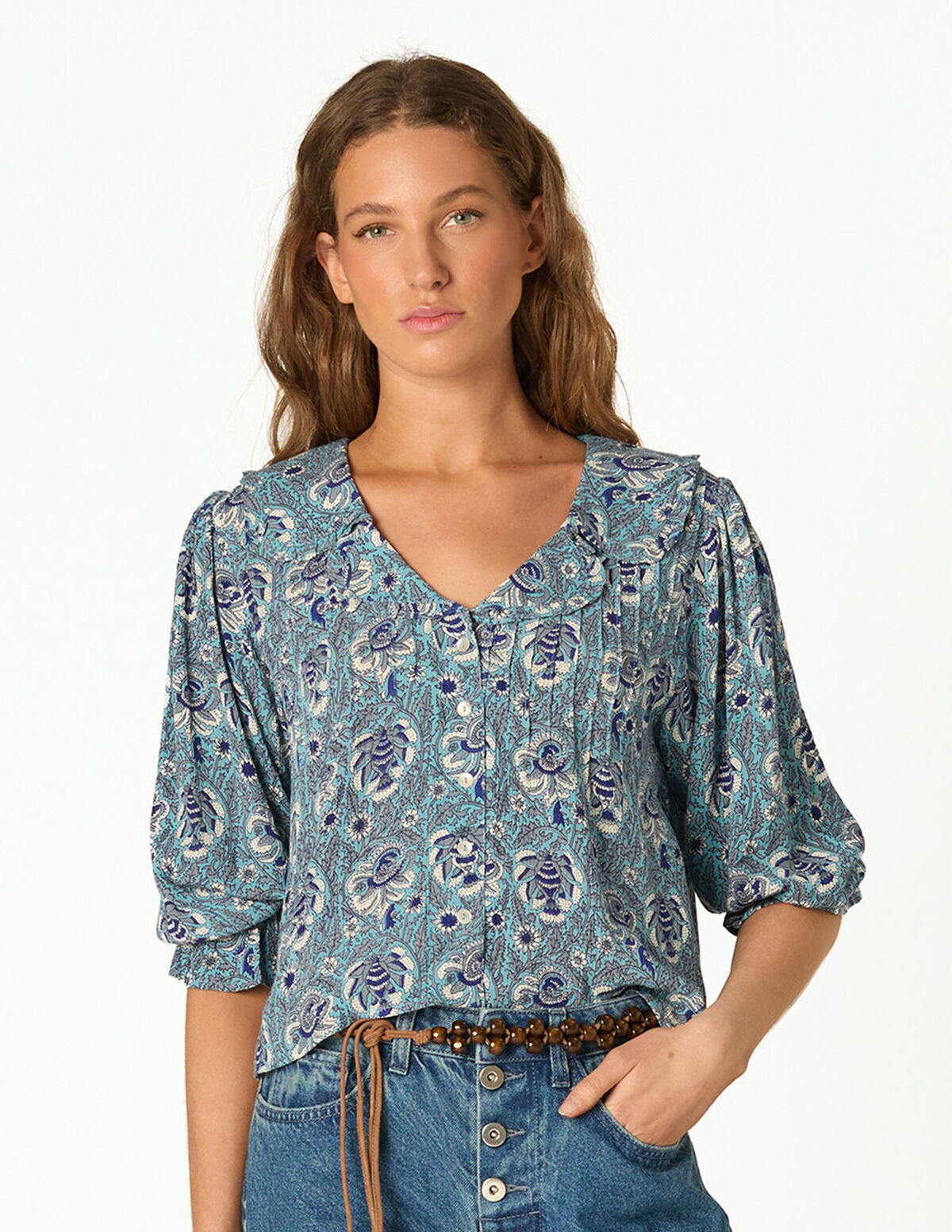 POND PRINT SHIRT