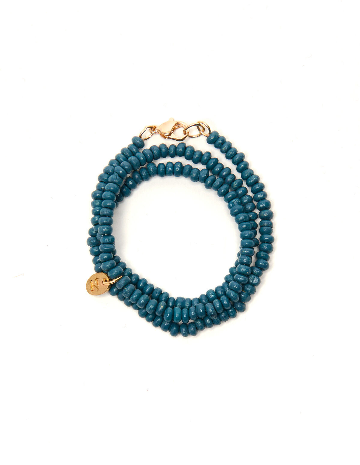 RED BEADED SHORT NECKLACE