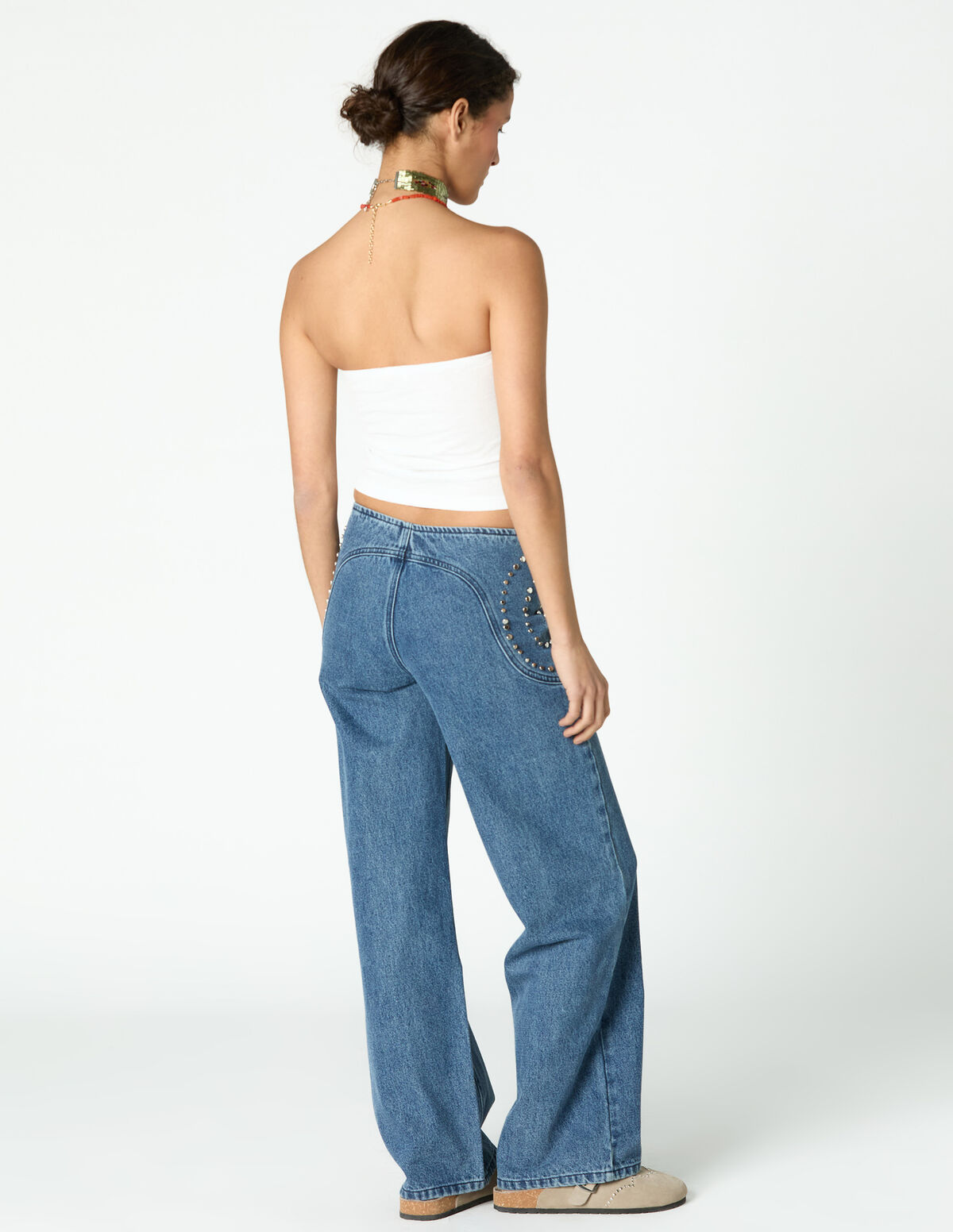 ANTHRACITE PAISLEY JEANS 