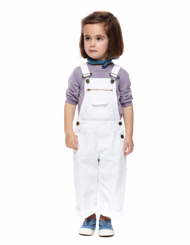 White denim dungarees - View all > - Nícoli