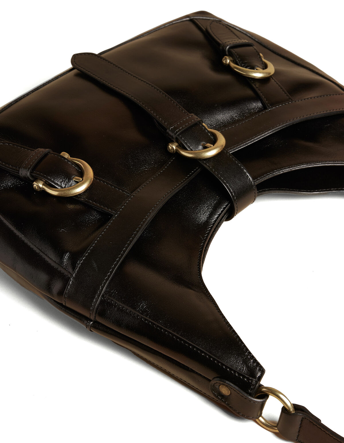 BOLSO HEBILLAS NEGRO