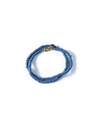 Cobalt beaded short necklace - New in - Nícoli