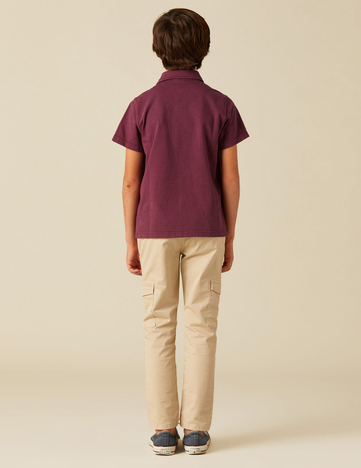 PANTALON CARGO LONG SABLE