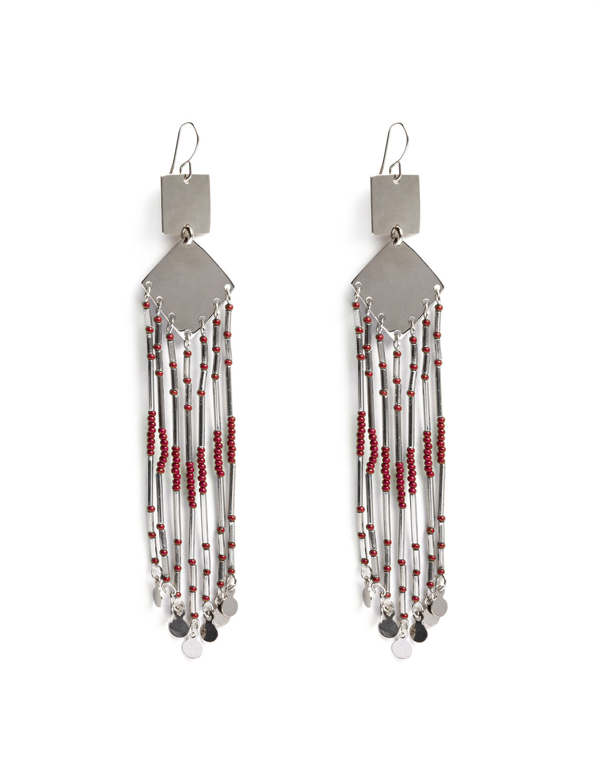 SQUARE BLUE EARRINGS 