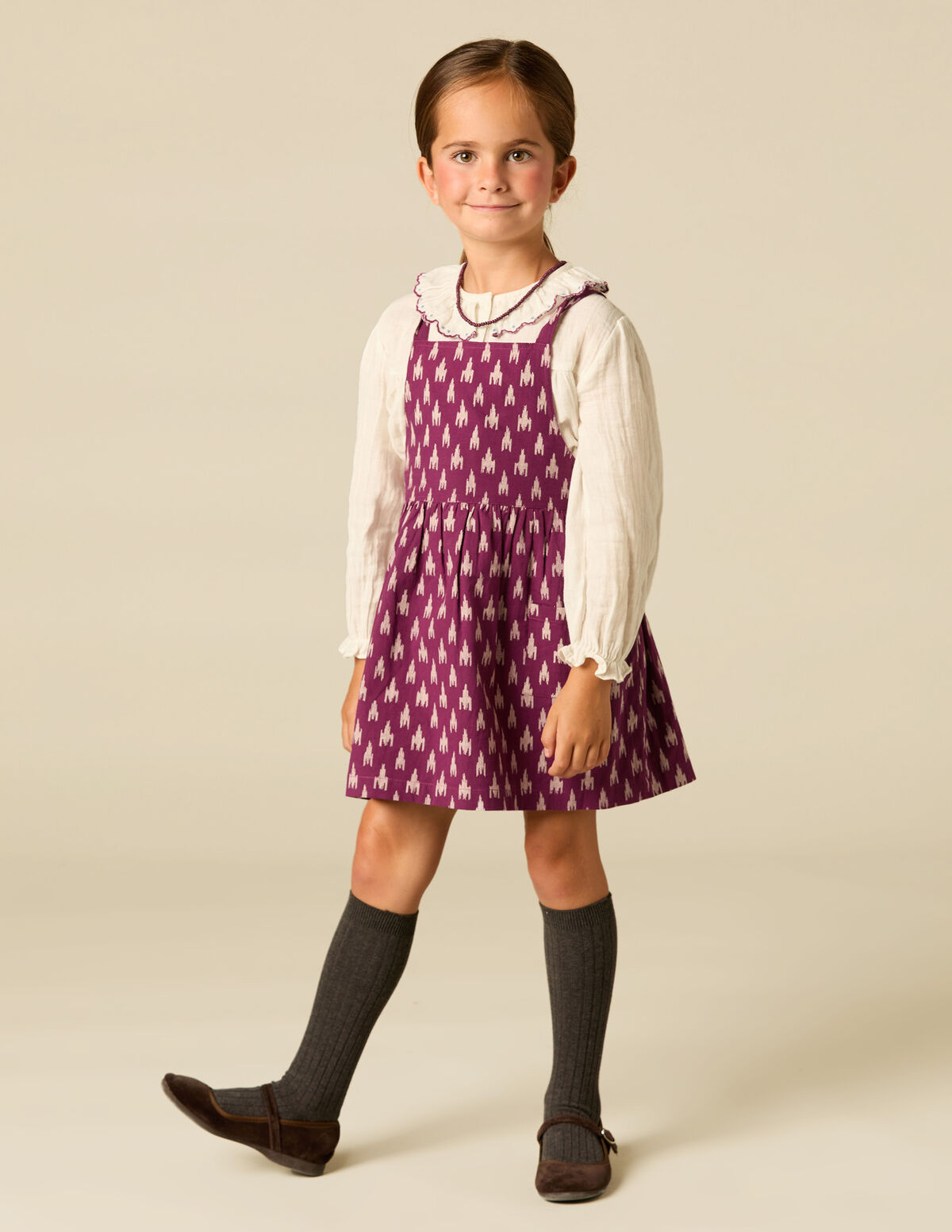 IKAT PINAFORE DRESS