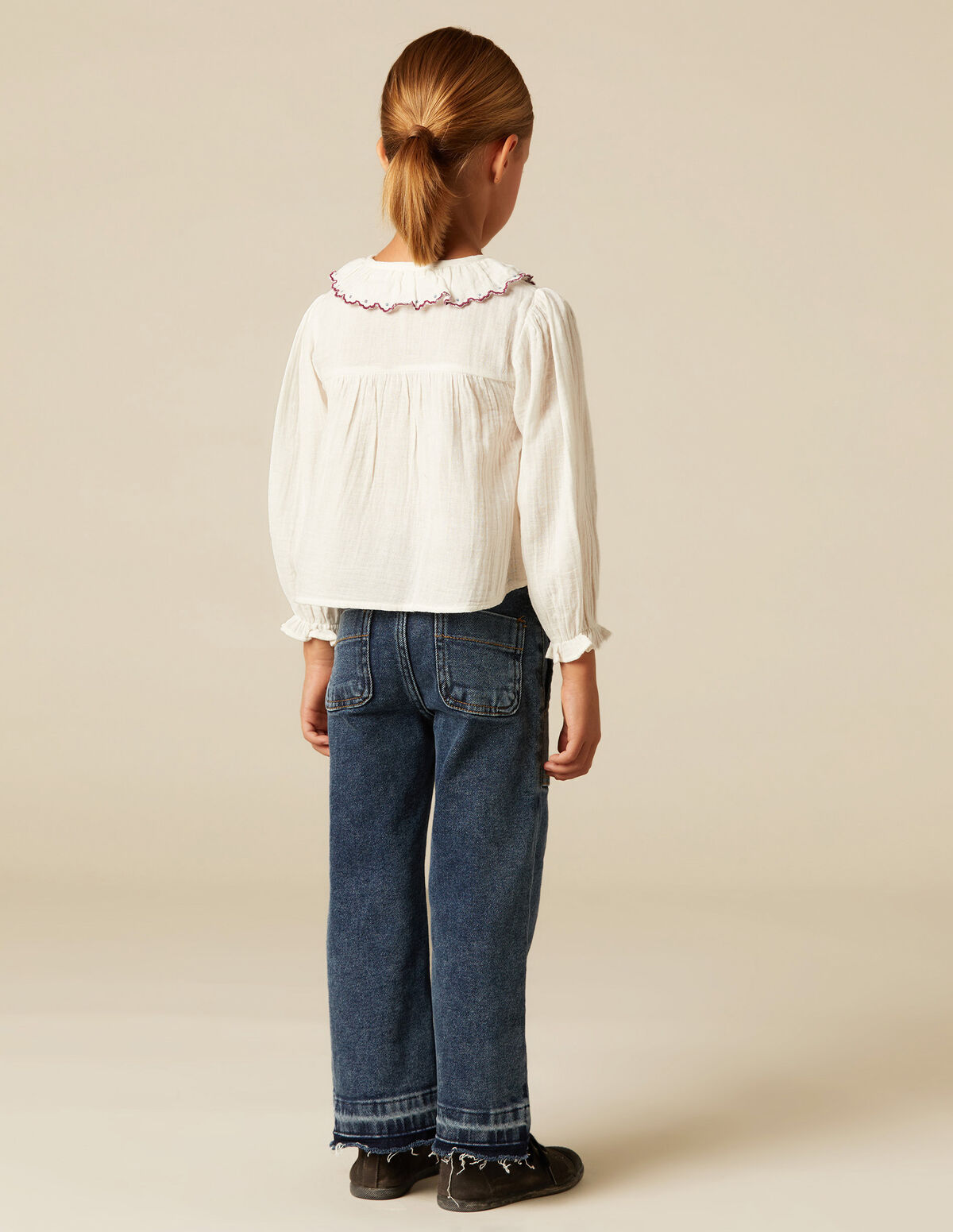BERRY EMBROIDERED SHIRT