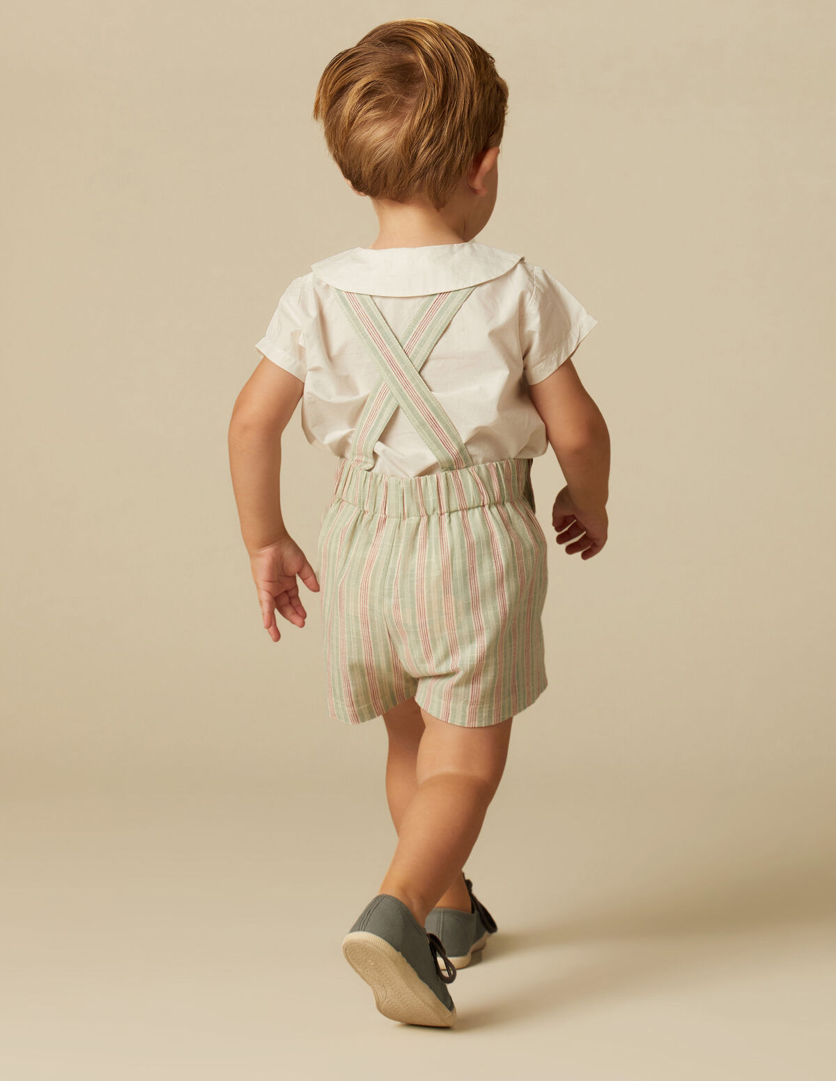 PANTALÓN FRANCES RAYA GRIS