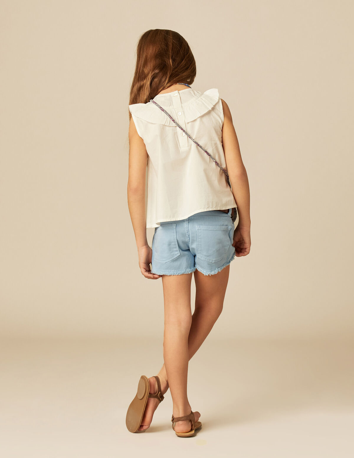 SHORT JEAN BLEU CLAIR
