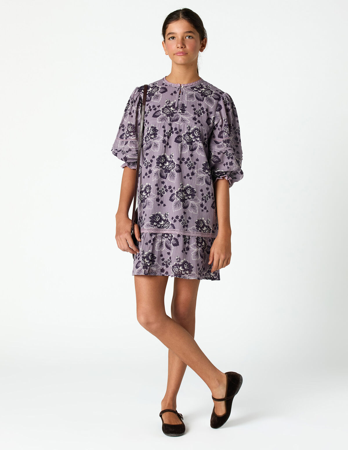 VINTAGE OVERCAST PRINT DRESS