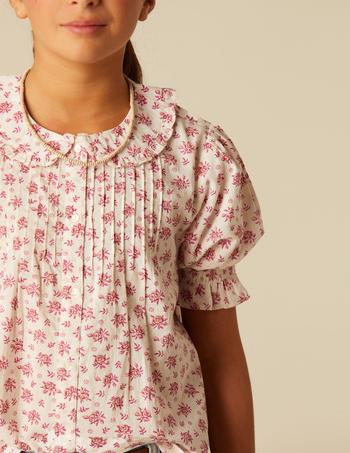 CAMISA FLORES AZUL